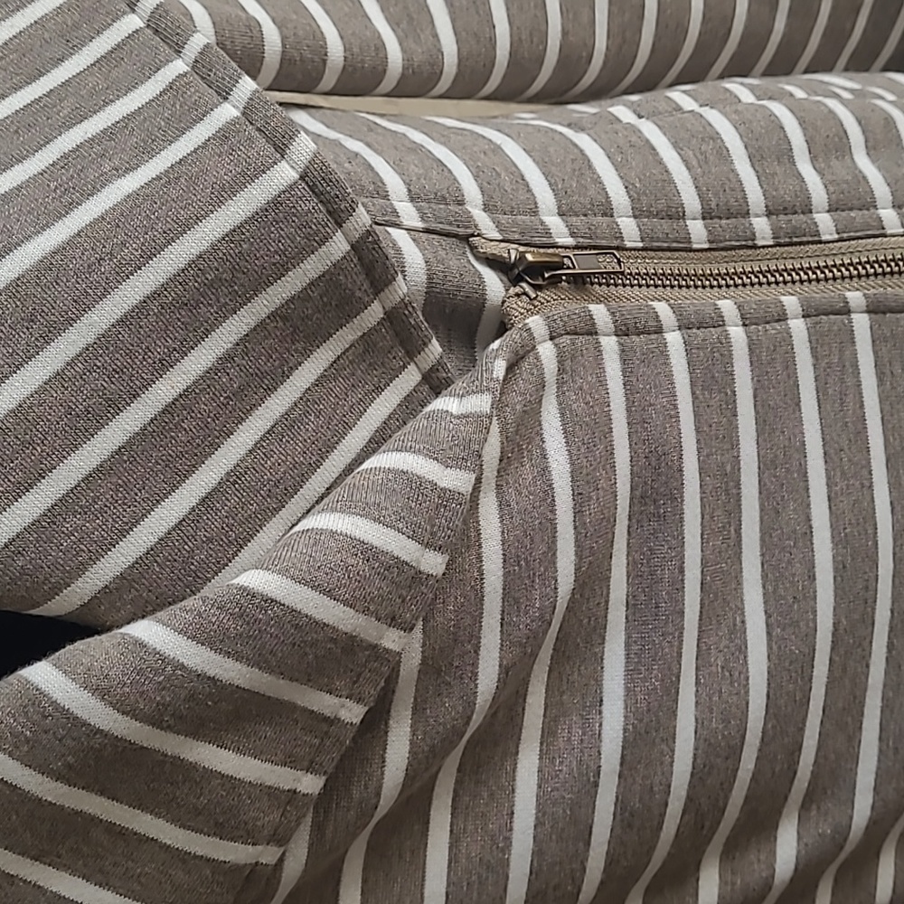 Striped Brown Mystree Women's Jacket Size Small - Picture 2 of 6